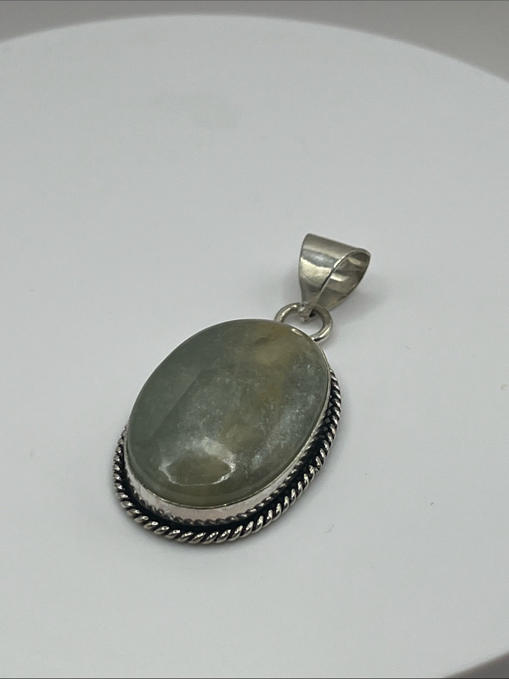 925 Sterling Silver Serpentine Pendant